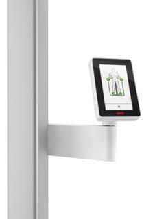 seca mBCA Ultra Display — BIA-Messung aktiv